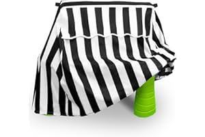 STARTWO Kids Water Table Cover Fit Rain Showers Splash Pond Water Table, Waterproof Outdoor Toys Cover - Black White (Cover Only)