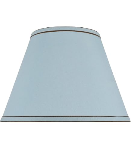 Lampenschirm Empire-Form – Frost-Optik, 15,2 Cm Oben, 30,5 Cm Unten, 22,9 Cm Hoch, Spinnenkonstruktion, Für Tisch- & Pendellampen