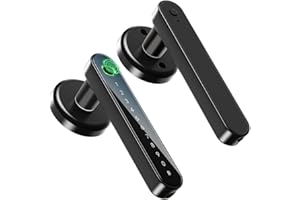 IRONZON Fingerprint Door Lock Biometric Door Lock with Keypad with Handle for Home Hotel Office Apartment Bedroom