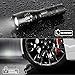 Tactical Military Flashlight KROV Compact Tough Portable Tac Handheld Light Torch Brightest Cree LED Emergency Flashlight High Lumen Waterproof Adjustable Zoomable Focus 5 Mode Indoor Outdoor 2 Pack