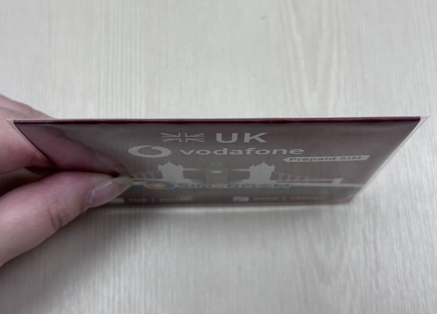 Vodafone UK Sim Card - 40GB at 4G LTE High Speed Data + Unlimited UK Minutes & Texts | United Kingdom Sim Card