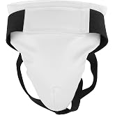 Groin Guard for Men&amp;Boys - Shock-Absorbing Crotch Protector Cup for Taekwondo, Boxing, Kickboxing, Elastic Waistband Abdominal Protector for Fighting Sports Training
