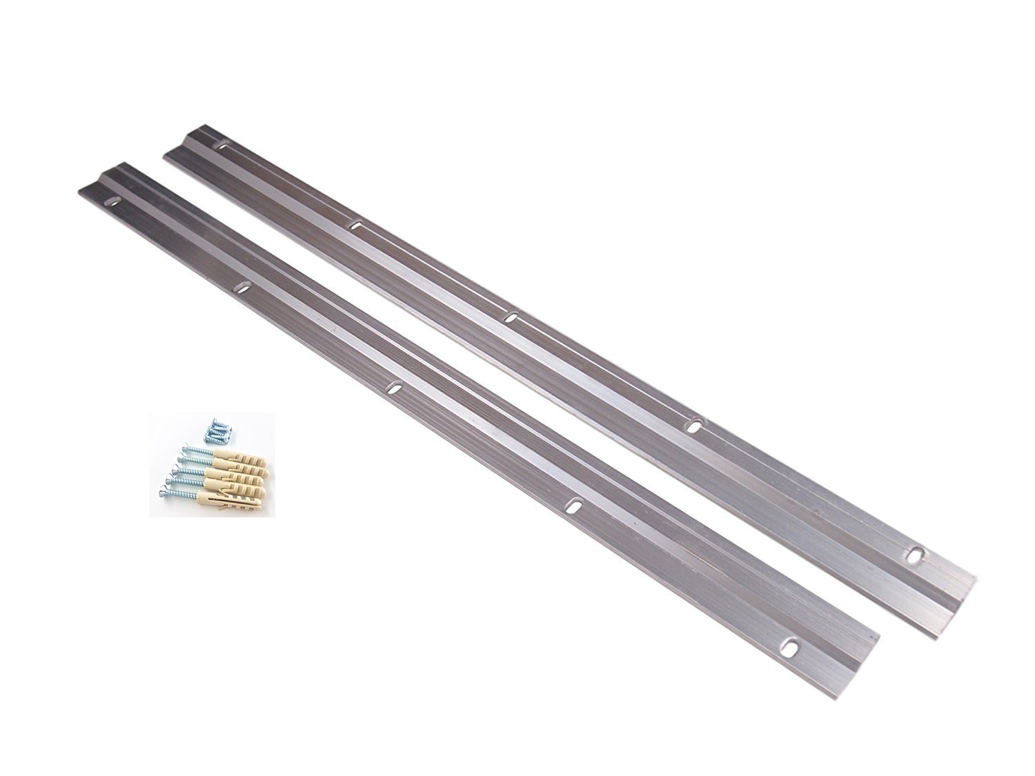 Heavy Duty Picture & Mirror Hanger Z Bar/French Cleat - Floating Hanging System + Fittings - 450mm