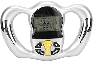 FABATER Handheld Body Fat Tester, Body Composition Analyzer, Body Fat Measuring Instrument BMI Meter Fat Analyzer Body Fat Monitor Fat Measuring Device for Weight Loss, Health