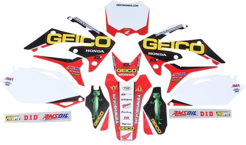 2017 D'Cor Visuals Geico Honda Graphic Kit