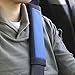 SEG Direct Black and Blue Seat Belt Pads Pack of 2