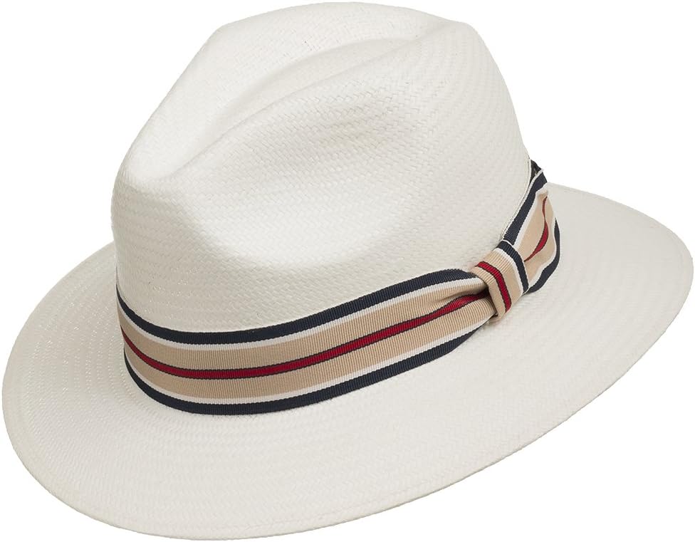 Ultrafino Trilby Straw Fedora Panama Hat