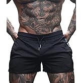 maytopia Men’s Athletic Running Shorts 5 Inch Quick Dry Workout Gym Shorts Lightweight Bodybuilding Pants with Pockets