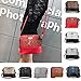 Clearance Sale! ZOMUSAR Women Fashion PU Leather Zipper Small Deer Splice Handbag Shoulder Shell Bag Shiny Crossbody Tote Bag