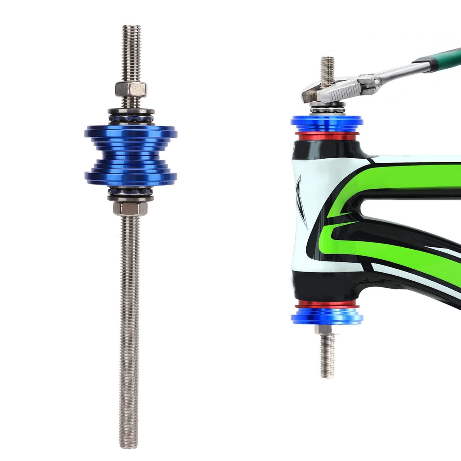 HERCHR Stainless Steel Bicycle Headset Cup Press Tool Bike Headset Cup and Bottom Bracket Press Installation Tool Bicycle Repair Accessories Bearing Installer for Mountain Bike Headset