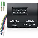 7330F3852 RV Thermostat for Coleman Mach RV Thermostat Heat/Cool 7330F3852 Air Conditioner Parts Single Stage Heating/Cooling