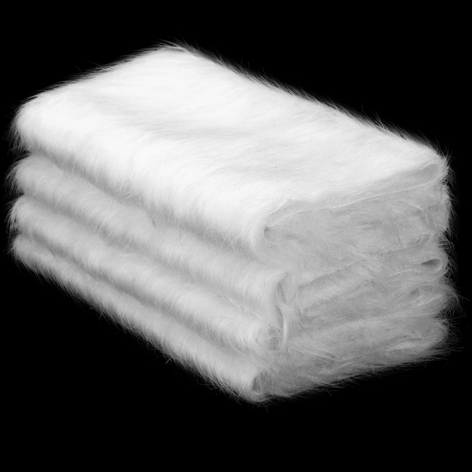 Photo 1 of *USED*
Jetec 4 Pcs White Faux Fur 10 x 20 Inch Christmas Faux Fur Fabric Squares Fluffy Halloween Fabric Patches Winter Soft Plush for DIY Craft, Gnomes, Cosplay Costume, Decoration