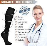 Gcbiger Compression Socks 15-20mmHg 7 Pairs for Men Women Athletic Nurse Medical view 6