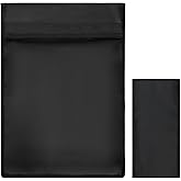 FJAAFUXD Faraday Bags, Dark Waterproof Anti-Tracking Faraday Pouch for Car Keys and Laptops and Tablets and Phones, 2 Packs RFID Signal Blocking Bag with Shoulder Strap, Black