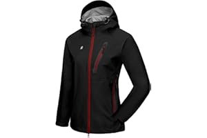Little Donkey Andy Women's Waterproof Rain Jacket Ultra-Lightweight Rain Shell for Cycling Running Biking