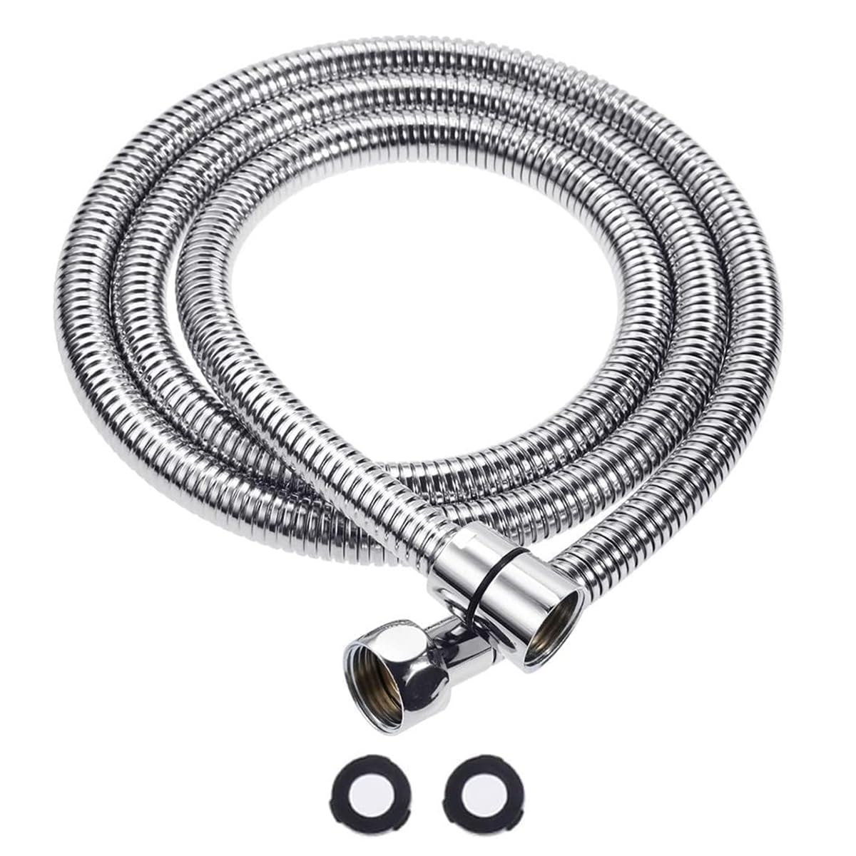 MKB Stainless Steel Shower Hose Anti-Kink & Anti-Explosion Shower Hose for Hand Held Shower Heads Lightweight and Flexible (2 Meter)
