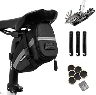 Hommie Fahrrad-Multitool, 16 in 1 Fahrrad Reparatur Set Fahrrad Multifunktionswerkzeug Pocket Tool Multifunktions Werkzeug, geschenkt Fahhradtasche