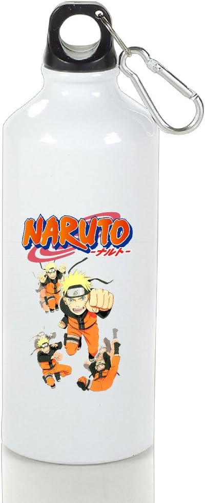 Sports Water Bottles Naruto Aluminum Vacuum Insulated White