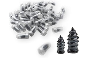 SMILFUY 60PCS Tire Repair Nails, Car Vacuum Tire Repair Rubber Nail Kit, Self-Service Rubber Screw Tire Plugs, Quick Puncture Repair Tools, Suitable for Car, Motorcycle, ATV, Truck, Tire Puncture Repair