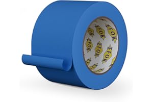 EFOK Blue Painters Tape 3 Inch Wide Bulk - Paint Tape 3 Inches x 55 Yards Painter's Tape Blue Masking Tape for Walls Painting Packing Automotive Home, 1 Pack