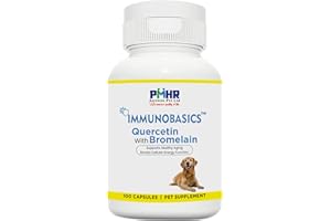 Immunobasics Quercetin with Bromelain for Pets | Promote Inflamatory Relief and Antioxidant Activivty | Quercetin for Dogs an