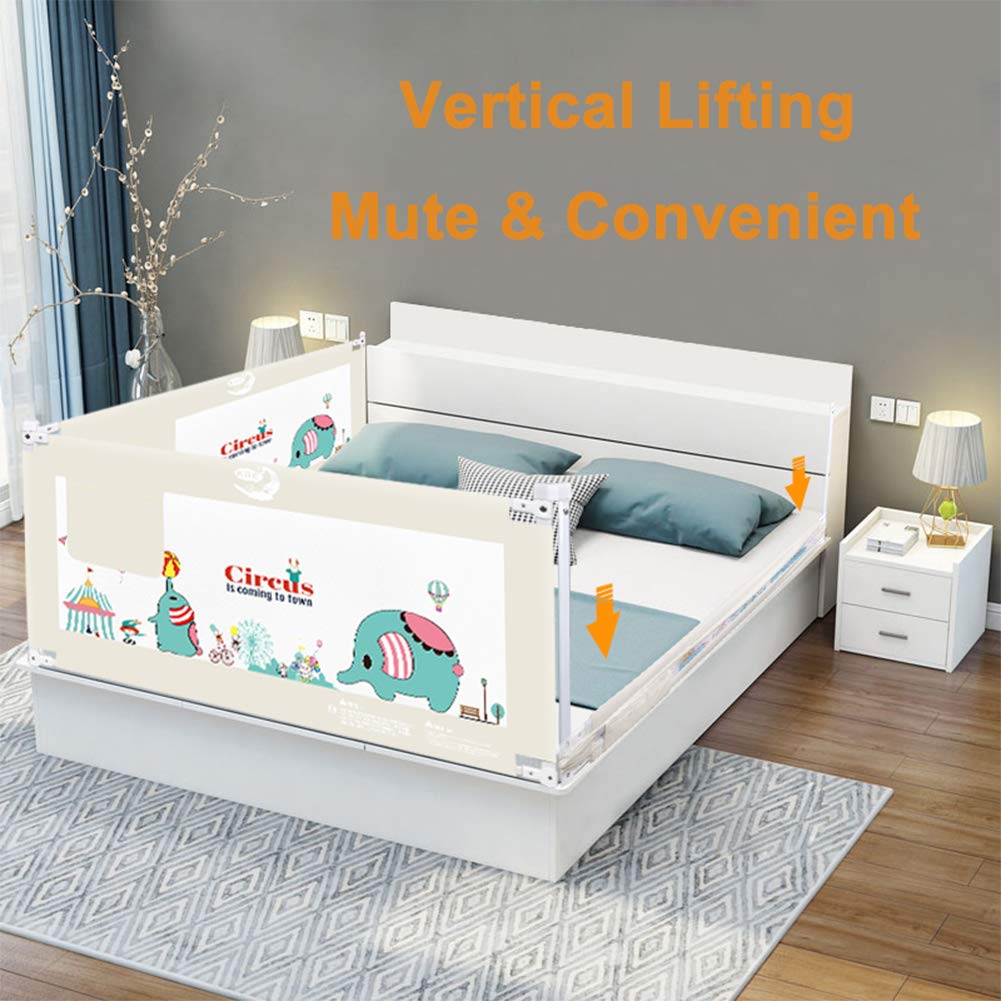 Vertical Lifting Bed Railing for Kids Twin Double Safety ...