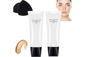 vljsfkh Perbella CC Cream Self Adjusting for Mature Skin, CC Cream, Skin Tone Adjusting CC Cream SPF 50, Skin Tone Adjusting CC Cream SPF 43, Natural*2