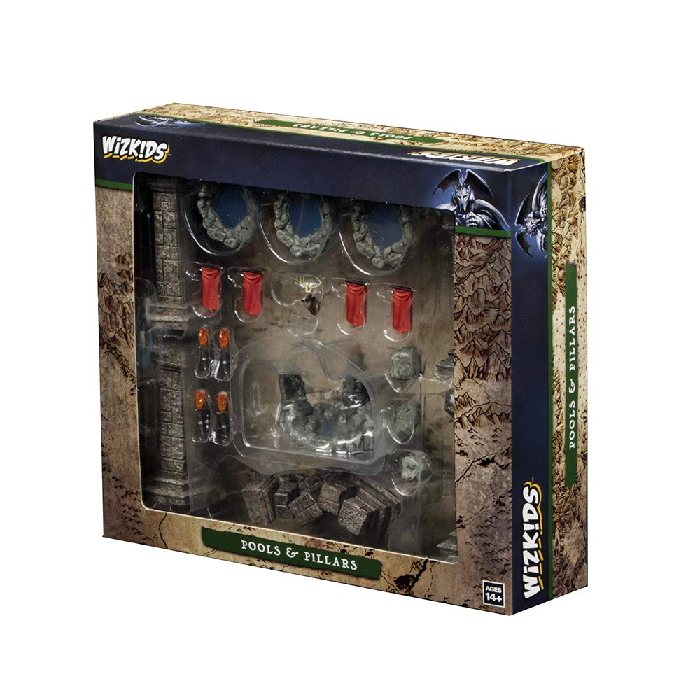 WizKids Miniatures: Fantasy Terrain Painted Pools & Pillars (Set 1)