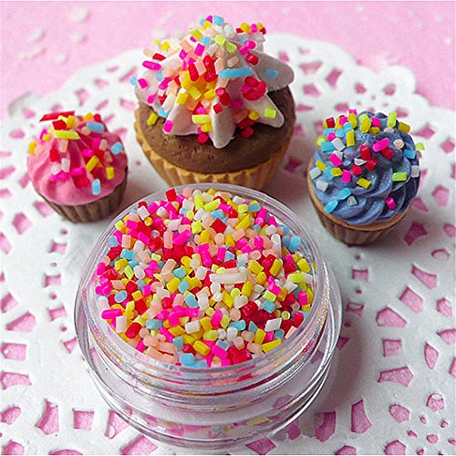 100g polymer clay bread crumbs mix colors DIY polymer clay accessories - Thumbnail 2