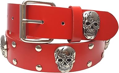 skull studded belt