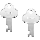 T-46K N-3815k T46 Old Keys for Seward Antique Trunk Chest Steamer - 2 Pack | Trunk Key Replacement For G-1,3815 Locks