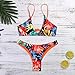 Mlide Womens Bikini Swimsuits Two Piece Bathing Suit Boho Printed Sexy Brazilian Bikini Triangle Swimwear Set Orangethumb 3