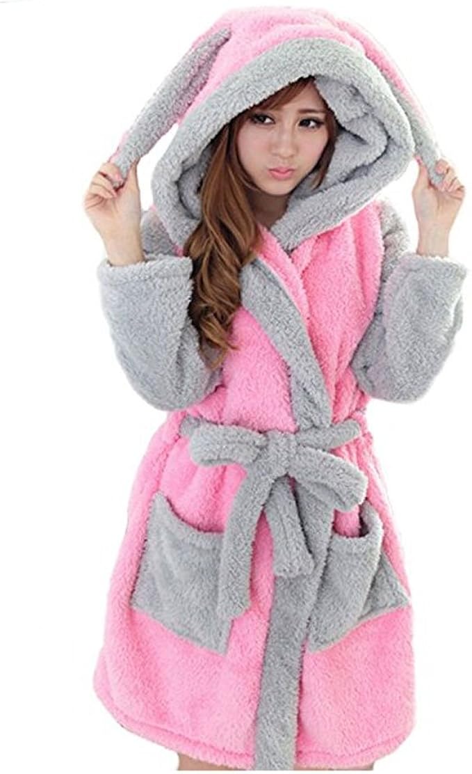 bademantel damen einhorn