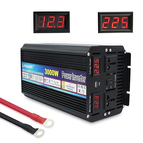 Cantonape Inversor De Corriente del coche 3000W 6000W ...
