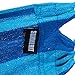 SUNMERIT Hanging Rope Hammock Chair Swing Seat for Indoor or Outdoor Spaces,275 lbs Capacity,2 Seat Cushions Included (Blue & Green Stripes)