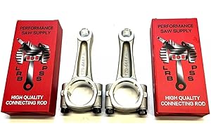 Lil Red Barn Two Standard Connecting Rods Compatible with Onan P218, P220 B48 BG48 Replaces Part # 114-0397, silver