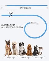 Joytale Light Up Dog Collar Blue USB Type-C Rechargeable LED collar view 6