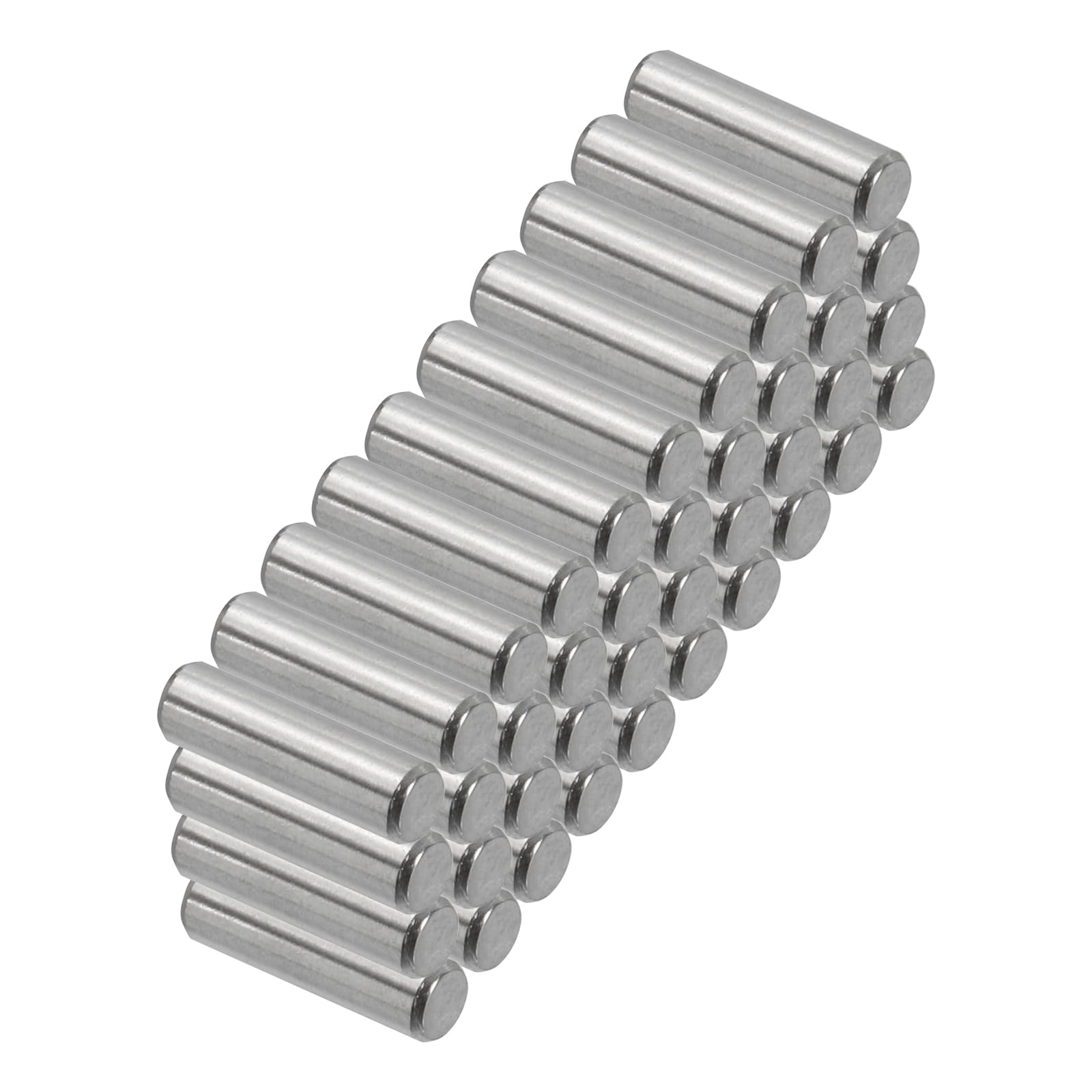 PATIKIL 304 Stainless Steel Dowel Pins 4 x 14 mm, 50 Pack Metal Dowel Pins Shelf Pegs Support Shelves Bunk Bed Fasten Elements Hardware for Furniture Fixing Component Position