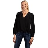 Trina Turk Womens Long Sleeve Bask Top