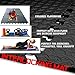 A2ZCARE Puzzle Exercise Mat with EVA Foam Interlocking Tiles - Interlocking Floor Mats for Gym Equipment - Ideal for Home Gym, Aerobic, Yoga and Pilates (Black and Grey (12pcs with border tiles))