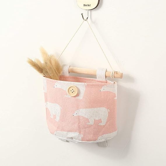 Bonita bolsa de almacenamiento colgante de dibujos animados diseño de