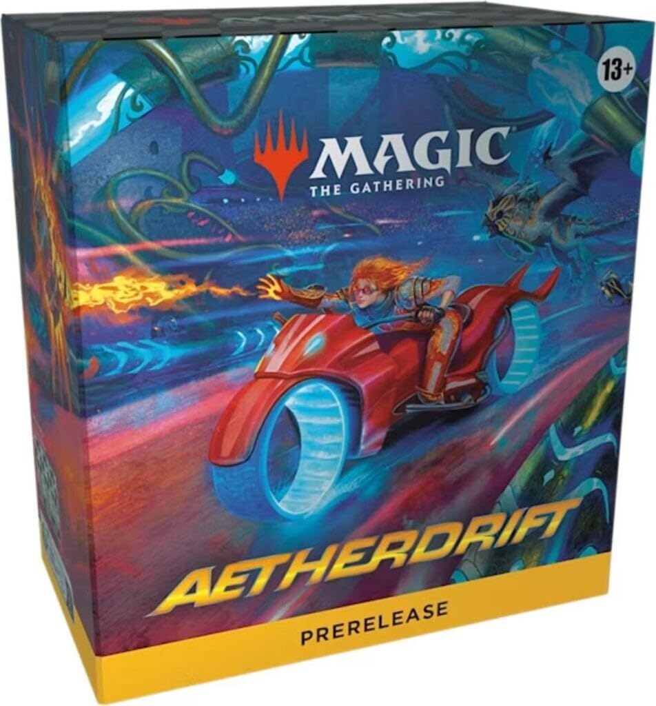 MAGIC THE GATHERING: Aetherdrift: PRERELEASE KIT - 6 Play Packs, Dice, Promos