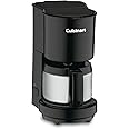 Cuisinart DCC-450BK 4-Cup Coffeemaker with Stainless-Steel Carafe, Black