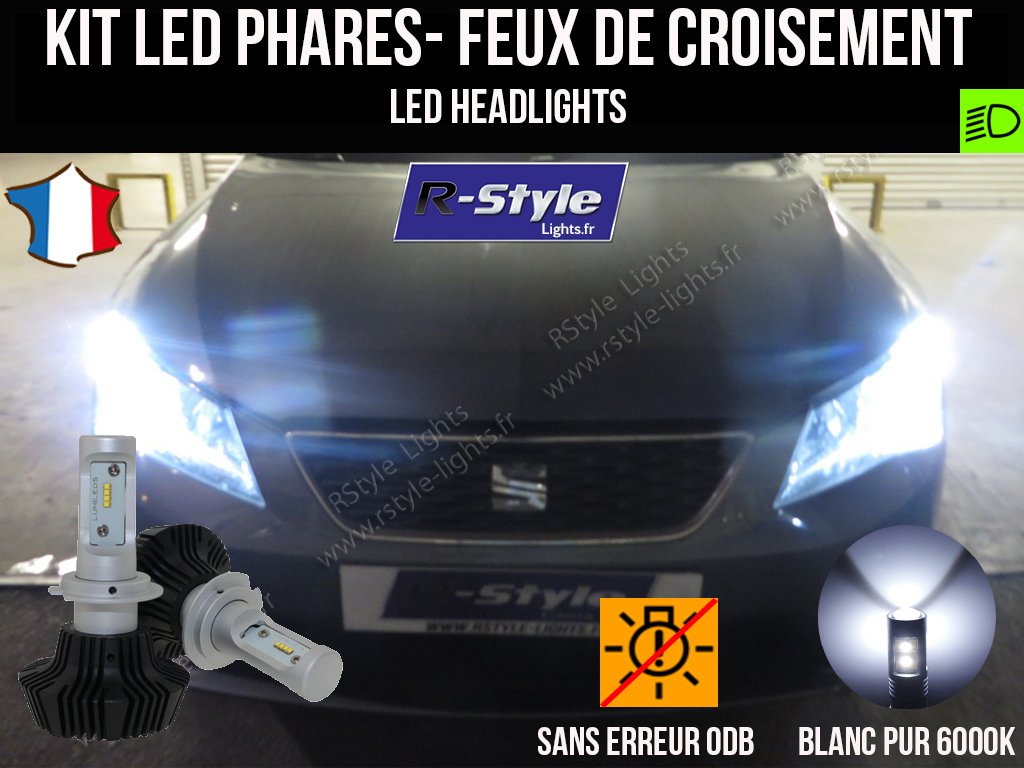 H7 LED Headlights Bulb Kit for SEAT LEON 3 Amazon.co.uk Car & Motorbike