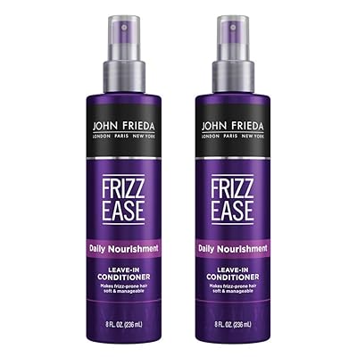 John Frieda Frizz Ease Daily Nourishment Conditioner، 2 -pack، 8 Ounce Leav-in Conditioner for Frizz-proned Hair، with Vitamin A، C، E