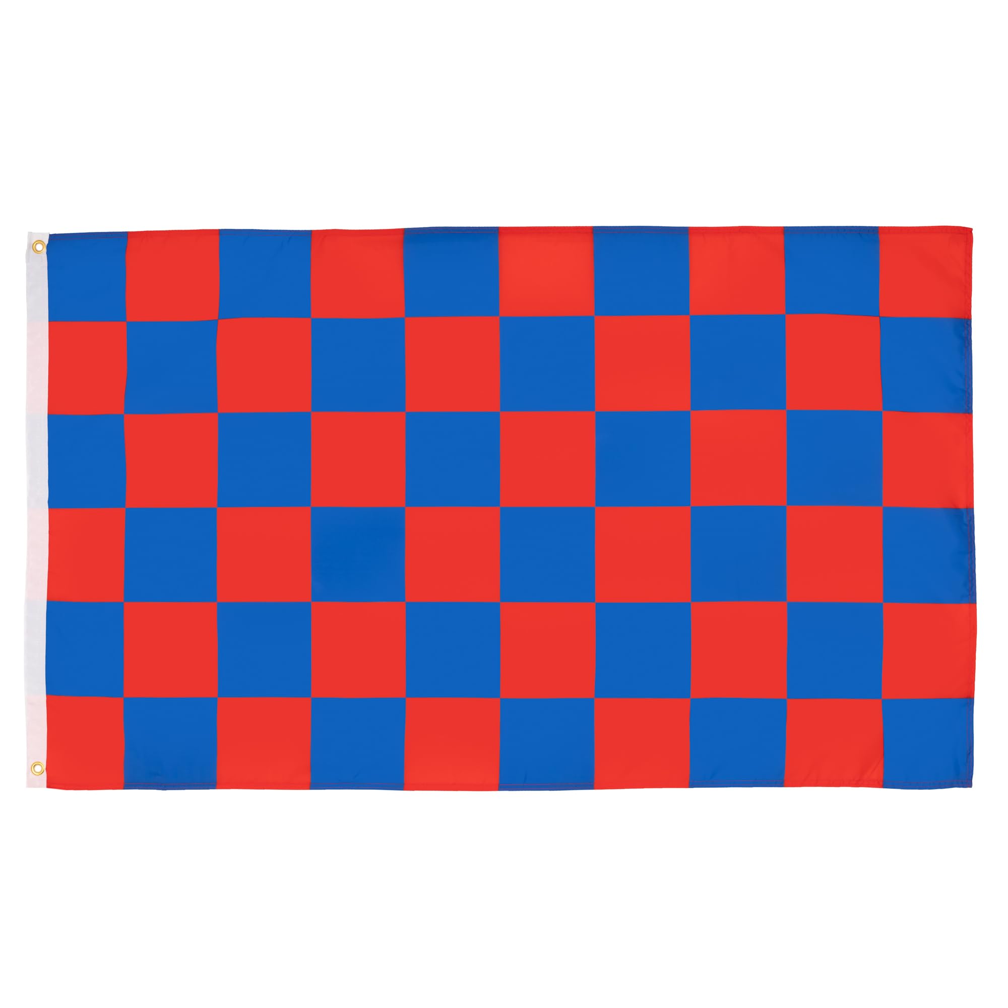 AZ FLAG - Red And Blue Check Flag - 3x5 Ft - 100D Polyester Checkered Racing Banner with Two Metal Grommets - Fade Resistant - Vivid Colors - 3' x 5' Feet - 150x90 Cm