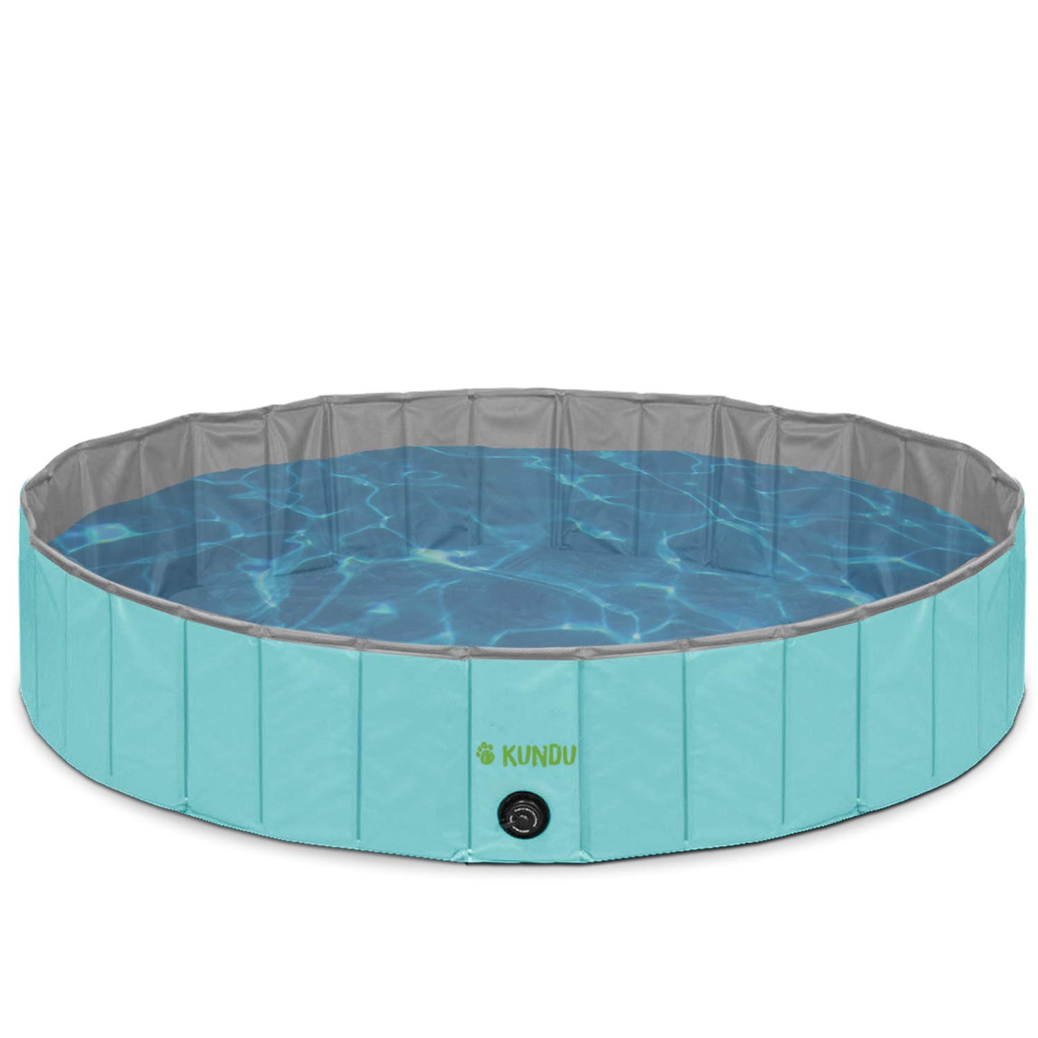 Bingua.com - Kundu - BaÃ±ador de piscina para exteriores, redondo,  portÃ¡til, plegable, tamaÃ±o mediano
