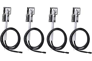 Hisencn Grill Igniters for Charbroil Advantage 463343015, 463344015, 463240015, 463344116, Ignition Ceramic Electrode Replacement Parts for Performance 463347017, 463376018P2, 4 Pack