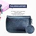 Emmabin Rfid Blocking Leather Credit Card Wallet Holder for Women, Mini Wallet - Black