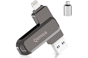 MFi Certified 512GB Flash Drive Photo Stick for iPhone, External Memory Photo Keeper Storage for Data Saver/Backup/Transfer P